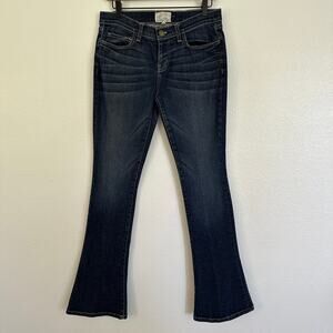 Current/Elliott Mid Rise Bootcut Womens Blue Jeans 29 Pockets Full Length